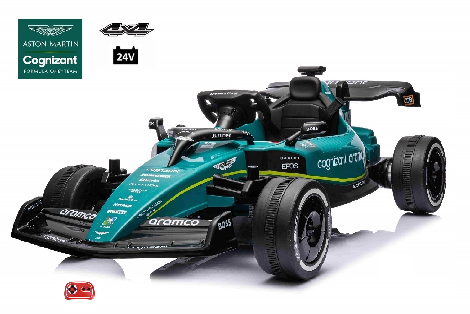 Formule Aston Martin Cognizant Aramco s dálkovým ovládáním, 24V, 4x4